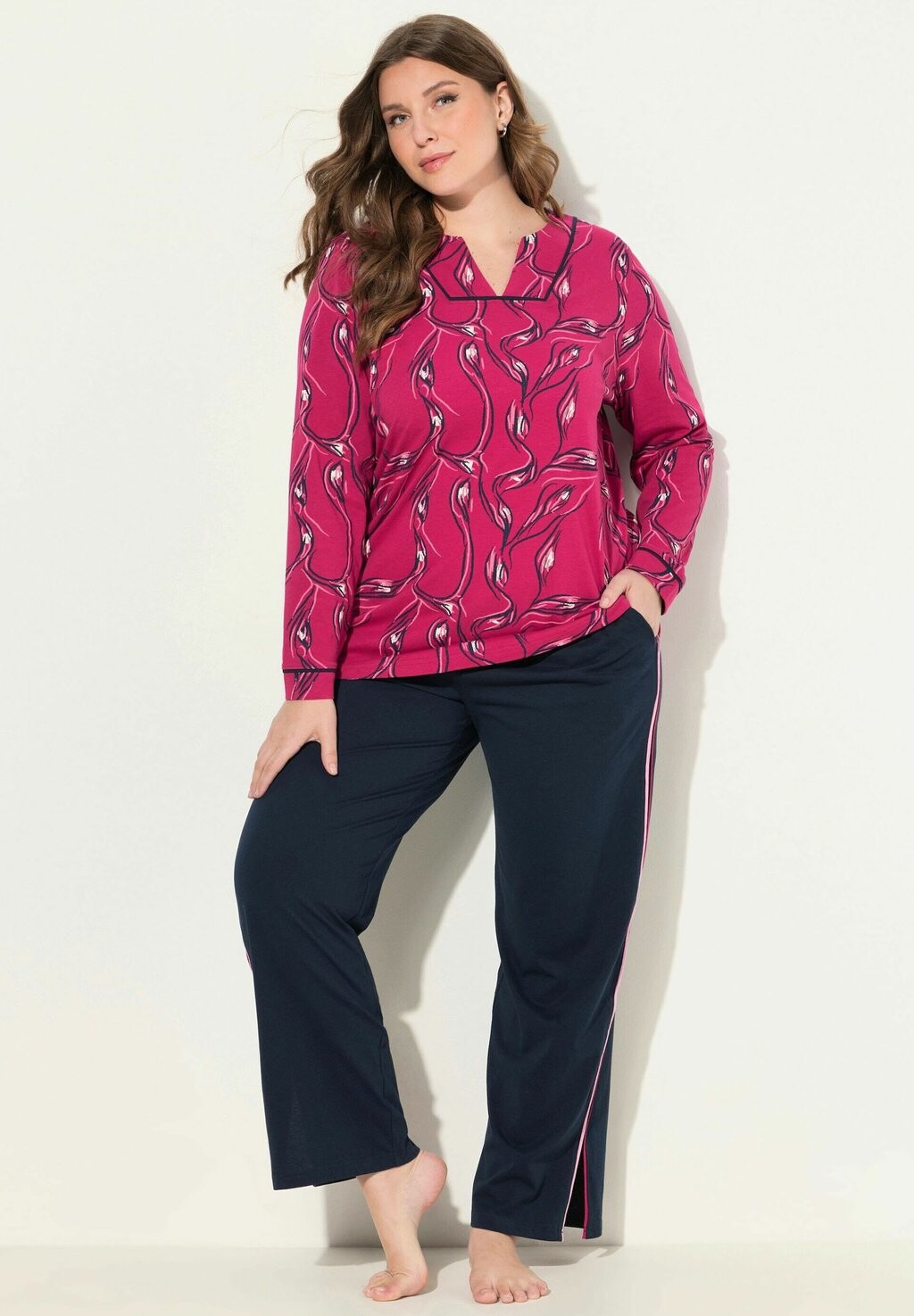 Пижама MID COMFORT SET Ulla Popken, розовый
Пижама MID COMFORT SET Ulla Popken, розовый