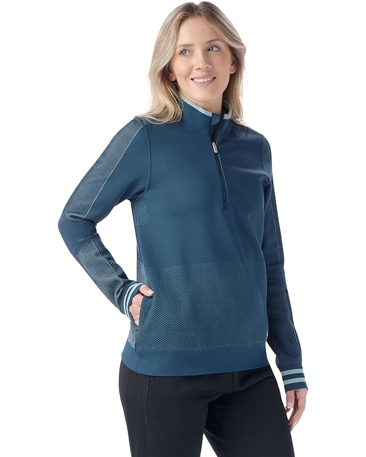 Толстовка Smartwool Intraknit Merino Tech 1/2 Zip, цвет Twilight Blue 
Толстовка Smartwool Intraknit Merino Tech 1/2 Zip, цвет Twilight Blue