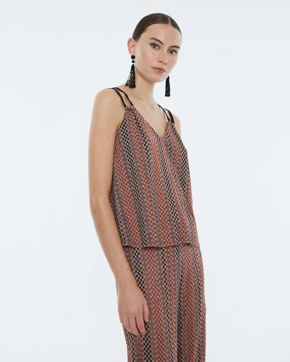 Женская майка с бретелями и V-образным вырезом Andam, песочный
Женская майка с бретелями и V-образным вырезом Andam, песочный