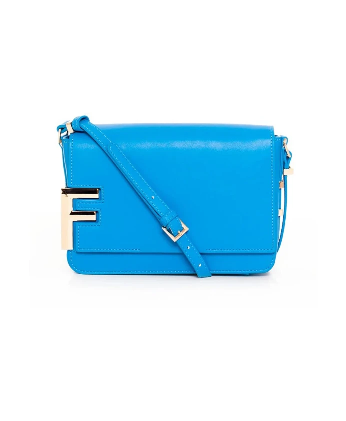 Синяя сумка через плечо с регулируемым ремешком Fracomina, синий
Синяя сумка через плечо с регулируемым ремешком Fracomina, синий