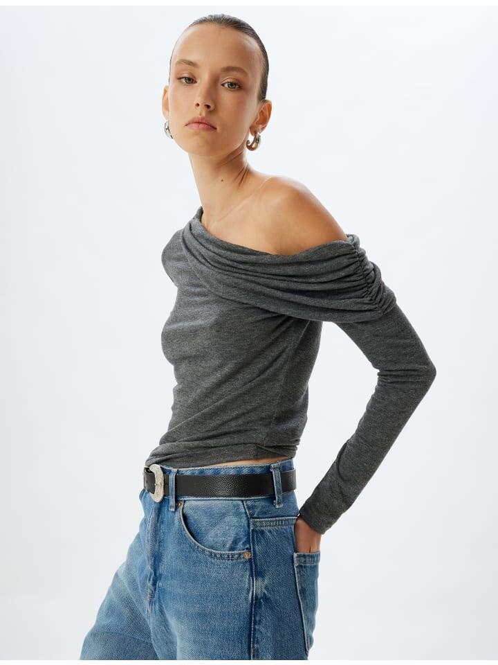 Футболка KOTON T shirt, антрацит
Футболка KOTON T shirt, антрацит