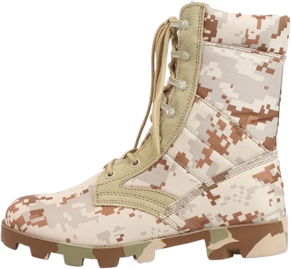 Мужские водонепроницаемые кожаные высокие тактические армейские ботинки QKLMWES с шнуровкой, легкая нескользящая подошва, дышащие, для походов, кемпинга, альпинизма и охоты в пустыне, бежевый
Мужские водонепроницаемые кожаные высокие тактические армейские ботинки QKLMWES с шнуровкой, легкая нескользящая подошва, дышащие, для походов, кемпинга, альпинизма и охоты в пустыне, бежевый