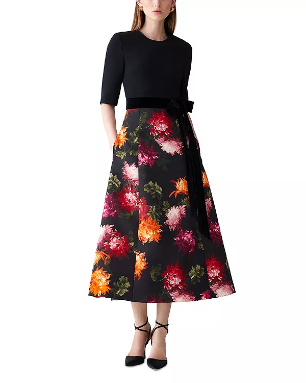 Платье миди с рукавами до локтя Carolina Herrera, мультиколор
Платье миди с рукавами до локтя Carolina Herrera, мультиколор