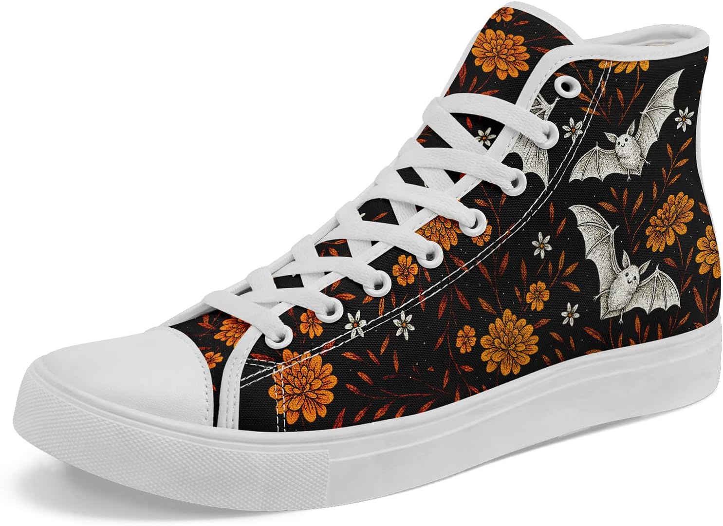 Женские и мужские винтажные высокие кеды с цветочным принтом на тканевой основе, темный стиль, коттеджкор, шнуровка, повседневная обувь, модные кроссовки для уличного стиля Coolcustomize, оранжевый
Женские и мужские винтажные высокие кеды с цветочным принтом на тканевой основе, темный стиль, коттеджкор, шнуровка, повседневная обувь, модные кроссовки для уличного стиля Coolcustomize, оранжевый