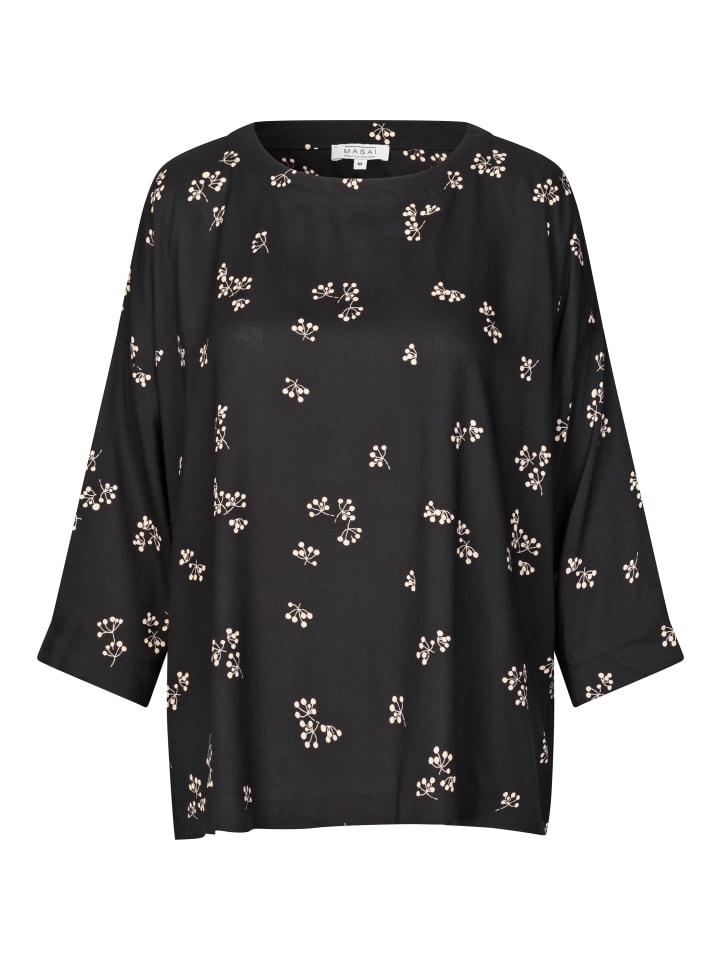 Блузка MaBecca с рукавами 3/4 черного цвета MASAI
Блузка MaBecca с рукавами 3/4 черного цвета MASAI