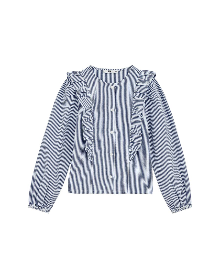 Блузка WE Fashion, цвет Navy/White
Блузка WE Fashion, цвет Navy/White