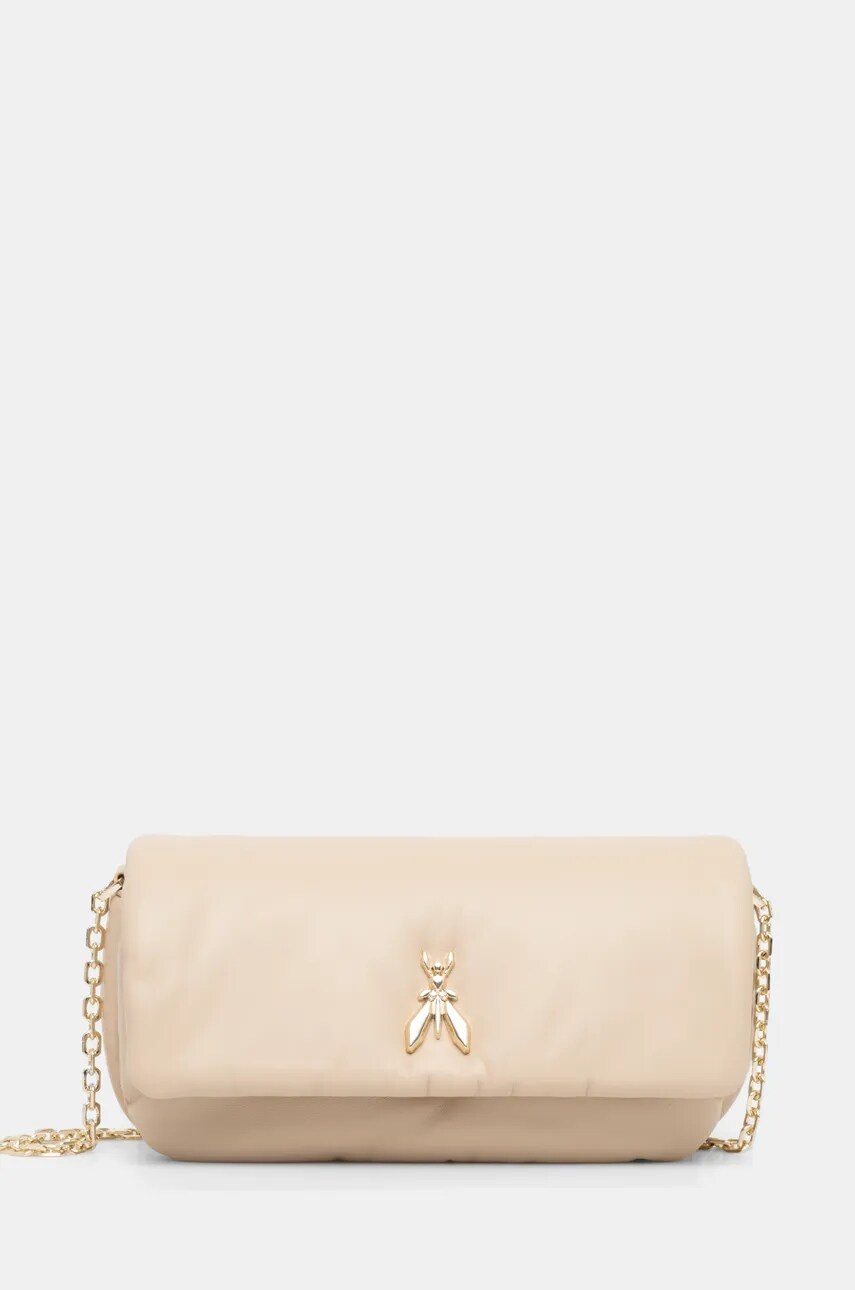 Кожаная сумка Patrizia Pepe, бежевый
Кожаная сумка Patrizia Pepe, бежевый