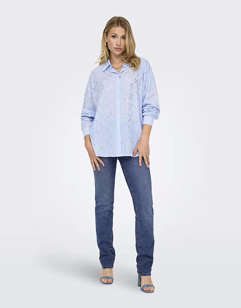 ONLY Узкие джинсы из средне-синего денима
ONLY Узкие джинсы из средне-синего денима