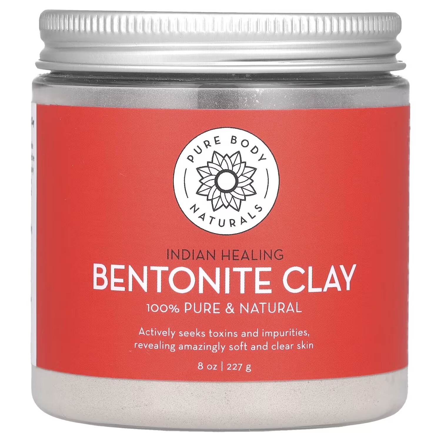 Макска для лица Pure Body Naturals Indian Healing Bentonite Clay, 227 г
Макска для лица Pure Body Naturals Indian Healing Bentonite Clay, 227 г