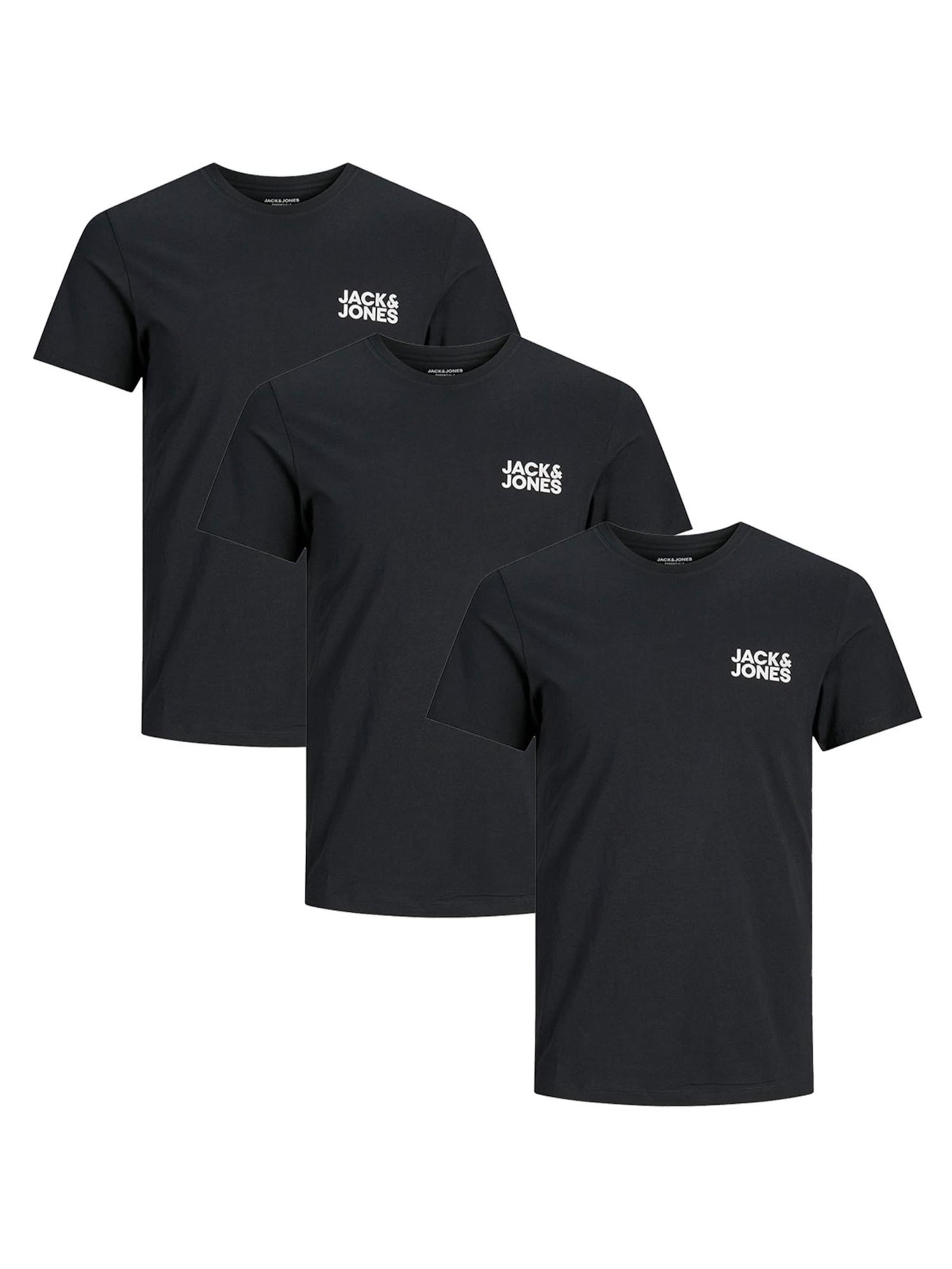 JACK & JONES Футболка 'Corp' в крапчатом черном цвете
JACK & JONES Футболка 'Corp' в крапчатом черном цвете