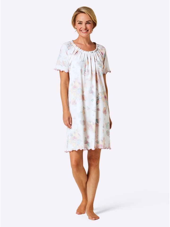 Ночная рубашка с белым и мятным принтом WITT WEIDEN
Ночная рубашка с белым и мятным принтом WITT WEIDEN