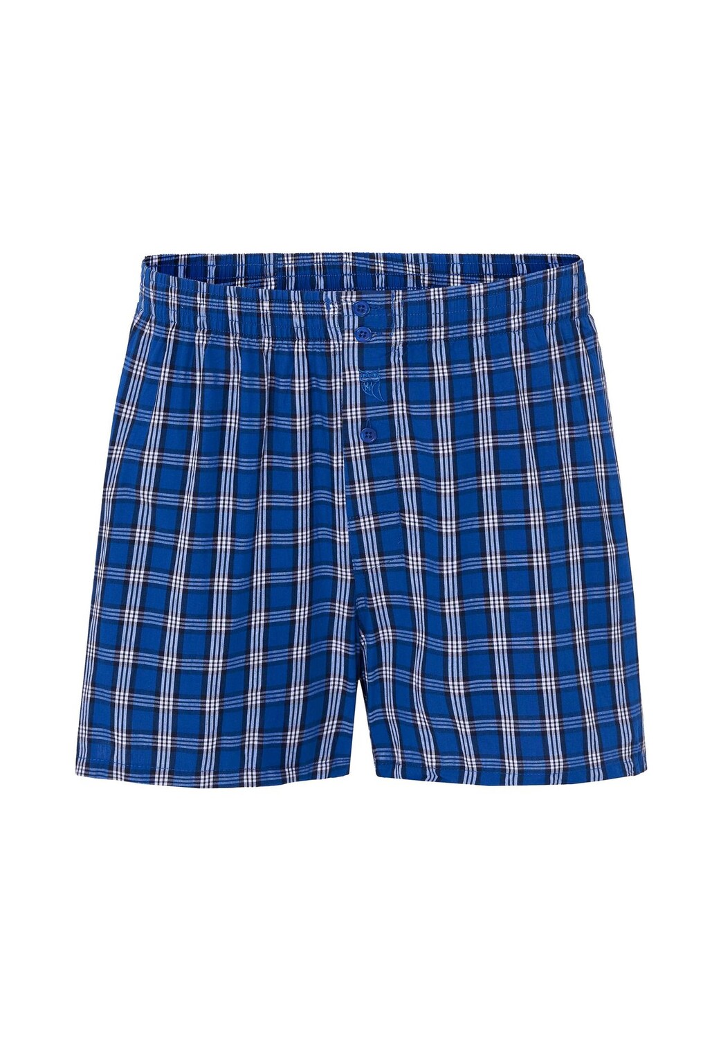 Мужские боксеры из классического поплина в клетку из хлопка El Búho NOCTURNO, синий 
Мужские боксеры из классического поплина в клетку из хлопка El Búho NOCTURNO, синий