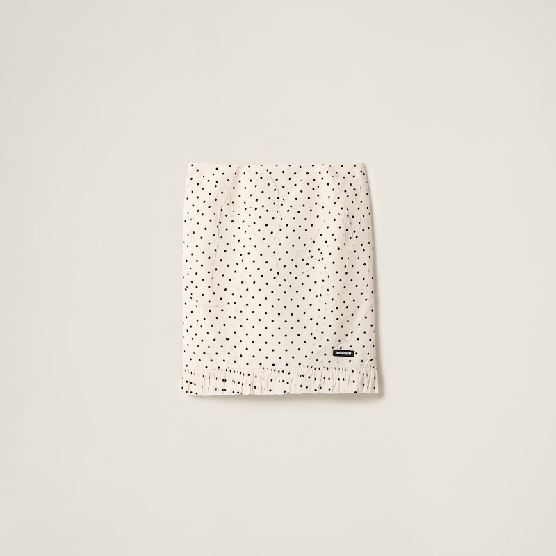 Юбка из крепдешина в горошек Miu Miu, мультиколор
Юбка из крепдешина в горошек Miu Miu, мультиколор