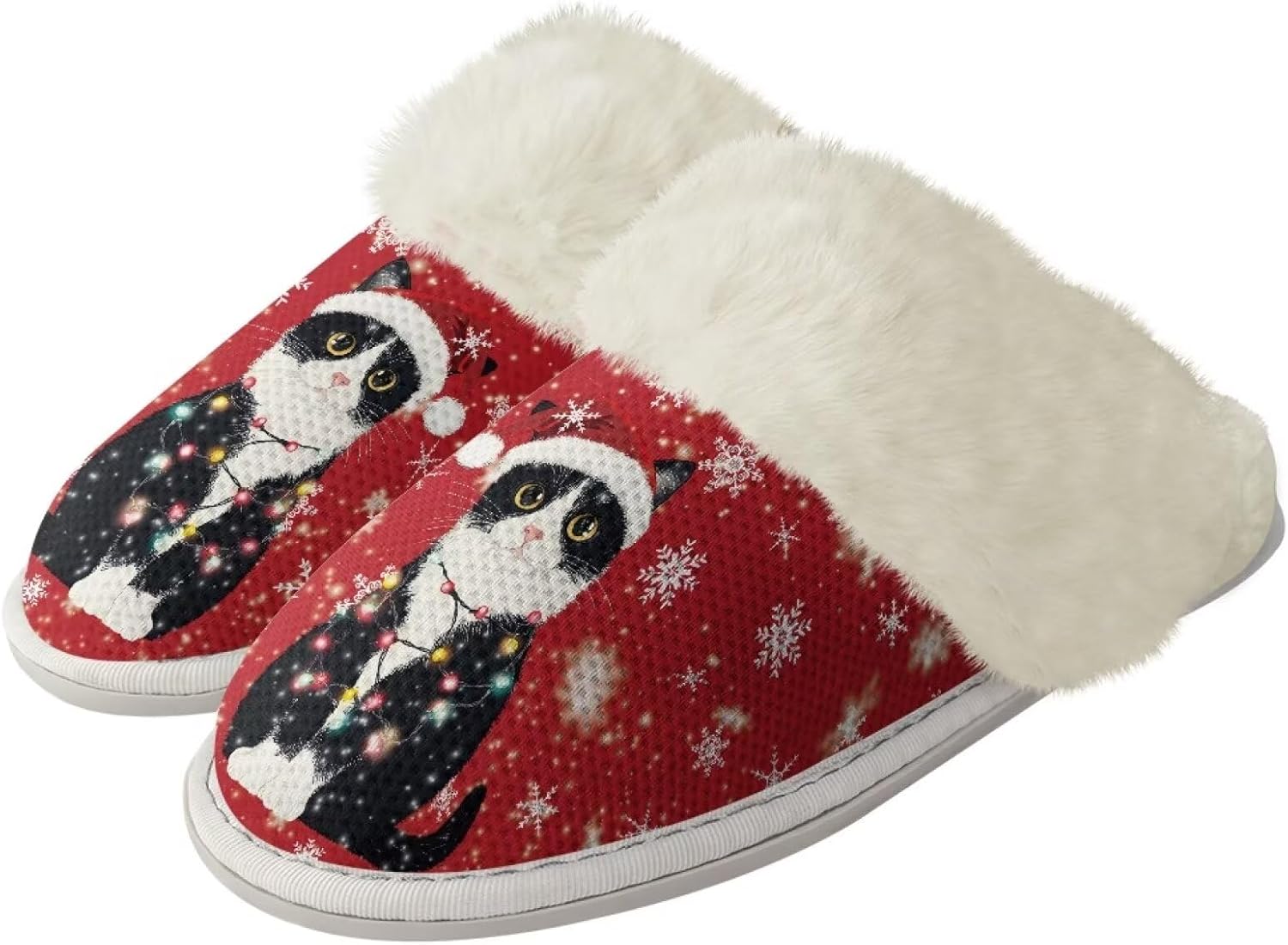 Рождественские милые хлопковые тапочки для женщин и мужчин, мягкие, уютные, удобные, легкие домашние тапочки для пар Zhangruoheng, Christmas Cat Print
Рождественские милые хлопковые тапочки для женщин и мужчин, мягкие, уютные, удобные, легкие домашние тапочки для пар Zhangruoheng, Christmas Cat Print