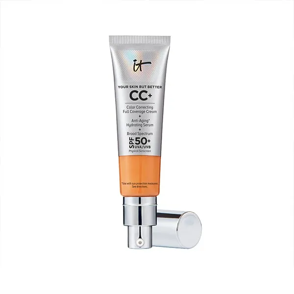 Основа под макияж с полным покрытием Cc+ Cream Full-Coverage Foundation With Spf 50+ It Cosmetics, цвет tan
Основа под макияж с полным покрытием Cc+ Cream Full-Coverage Foundation With Spf 50+ It Cosmetics, цвет tan