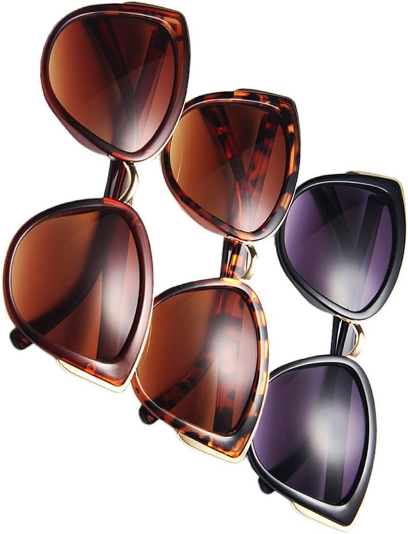BESPORTBLE Набор из 3 женских пластиковых солнцезащитных очков «кошачий глаз» в винтажном стиле для пляжа и отдыха на природе, с черной, леопардовой и черепаховой оправами, Assorted Color
BESPORTBLE Набор из 3 женских пластиковых солнцезащитных очков «кошачий глаз» в винтажном стиле для пляжа и отдыха на природе, с черной, леопардовой и черепаховой оправами, Assorted Color