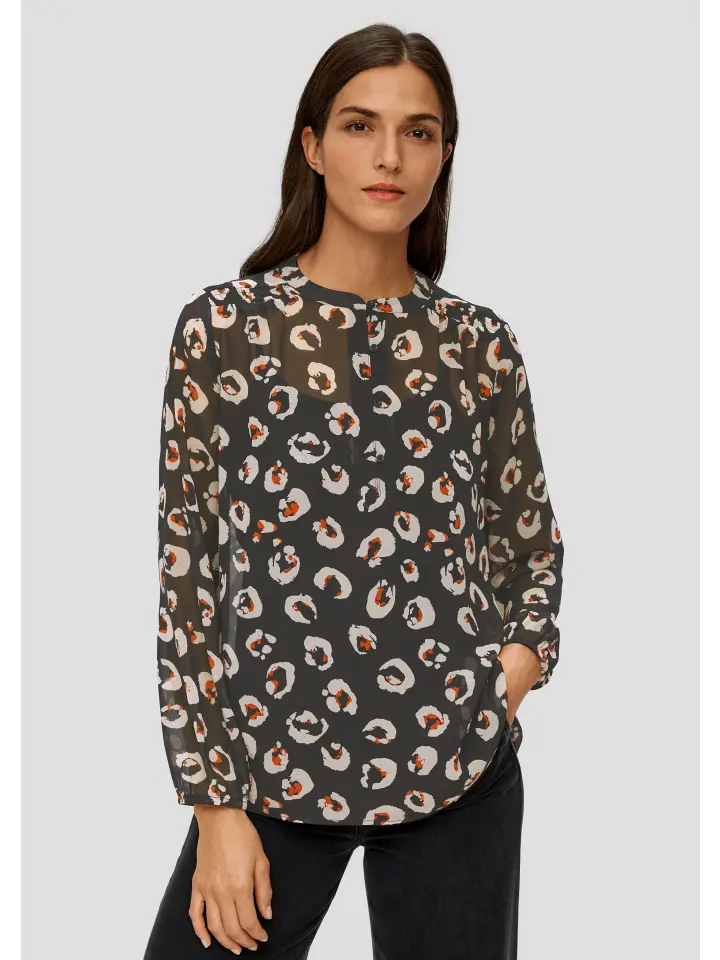 Блуза sOliver langarm, черный
Блуза sOliver langarm, черный