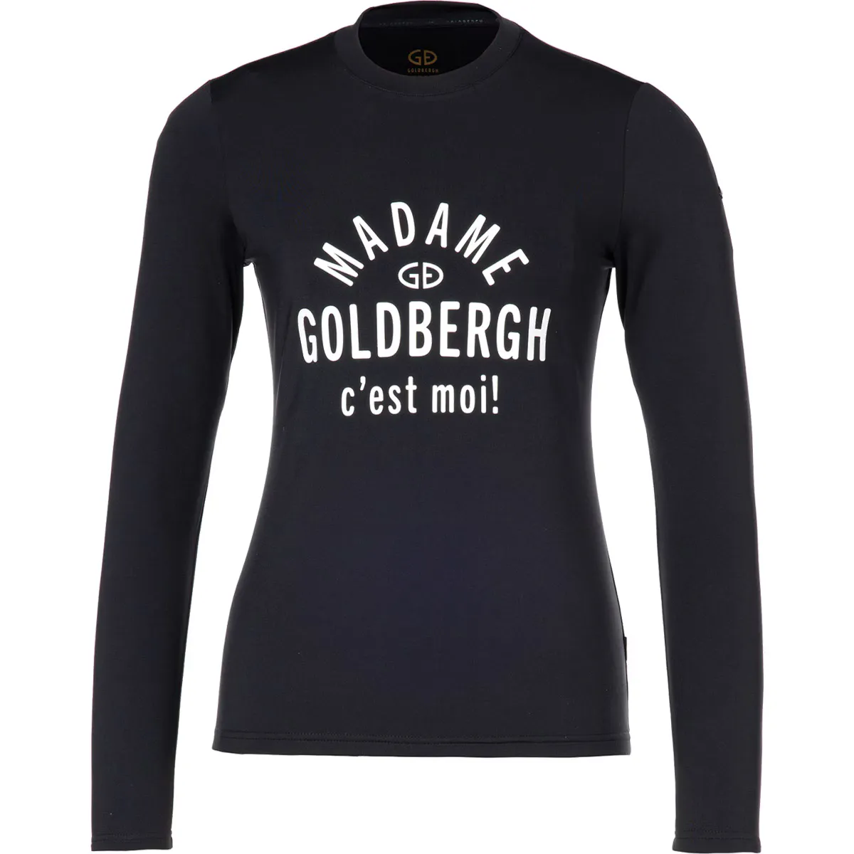 Женская футболка с длинным рукавом Madame Goldbergh, черный
Женская футболка с длинным рукавом Madame Goldbergh, черный