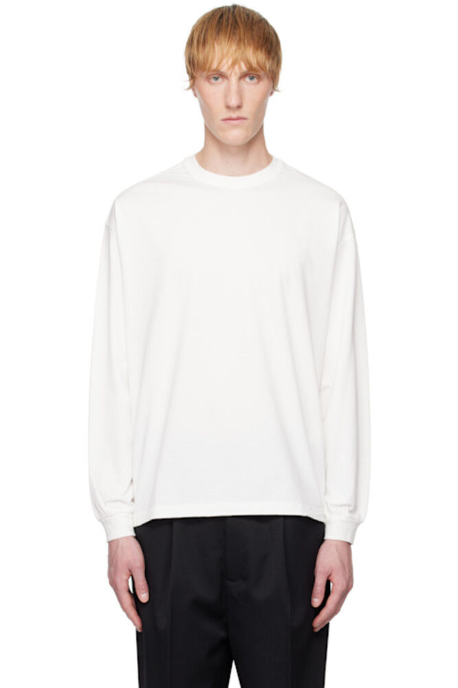 Белая футболка из переработанного хлопкового джерси Suvin YOKE
Белая футболка из переработанного хлопкового джерси Suvin YOKE