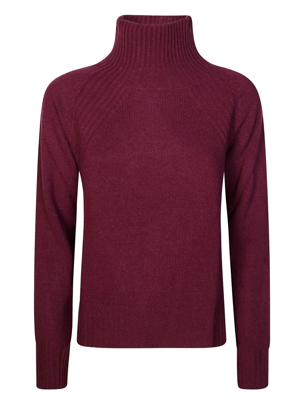 Свитер в рубчик с высоким воротником DONDUP, красный 
Свитер в рубчик с высоким воротником DONDUP, красный