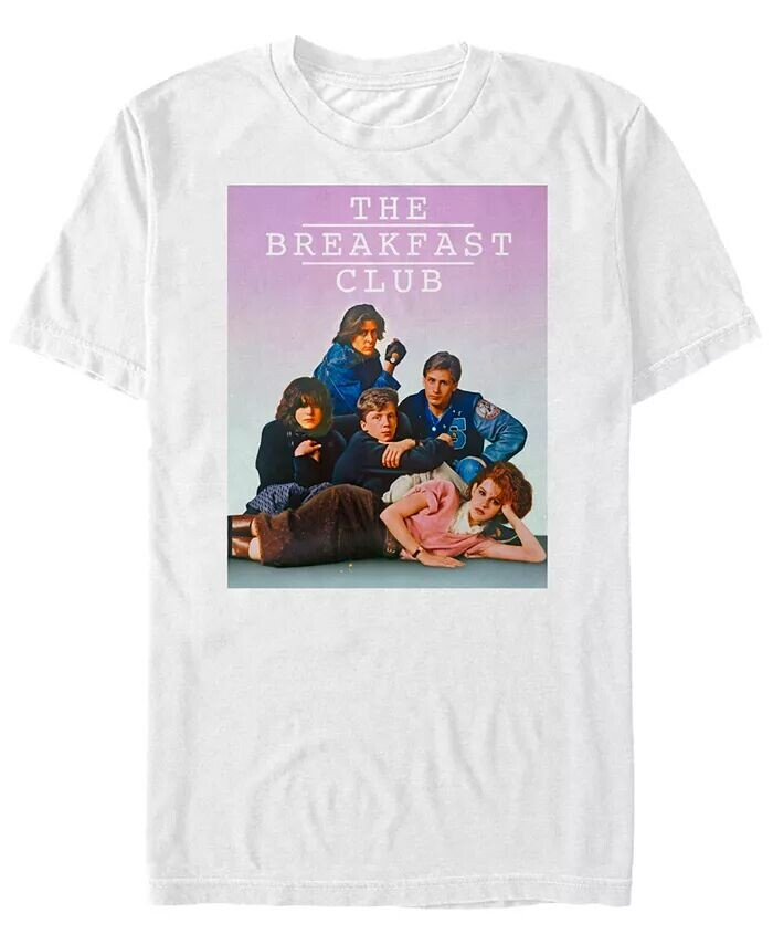Футболка с коротким рукавом для мужчин The Breakfast Club с выцветшим фоном и групповой позой Fifth Sun, белый
Футболка с коротким рукавом для мужчин The Breakfast Club с выцветшим фоном и групповой позой Fifth Sun, белый