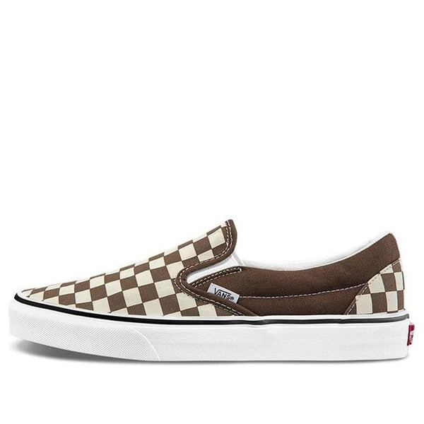 Кроссовки classic slip-on 'checkerboard - rain drum' Vans, белый 
Кроссовки classic slip-on 'checkerboard - rain drum' Vans, белый