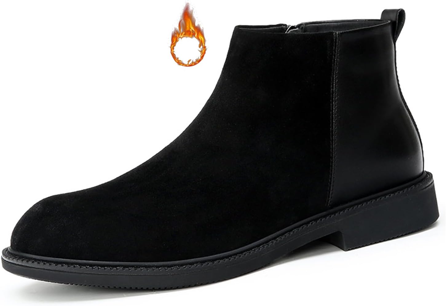 Мужские ботинки челси с круглым носком и низким каблуком, боковой молнией, удобные, с меховой подкладкой, нескользящие, зимние, классические, теплые, для работы на открытом воздухе, легкие, элегантные Botrent, черный
Мужские ботинки челси с круглым носком и низким каблуком, боковой молнией, удобные, с меховой подкладкой, нескользящие, зимние, классические, теплые, для работы на открытом воздухе, легкие, элегантные Botrent, черный