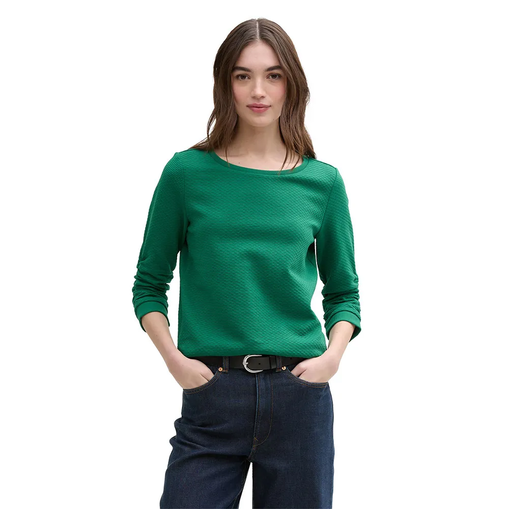 Толстовка Tom Tailor 1039979 Structured, зеленый 
Толстовка Tom Tailor 1039979 Structured, зеленый