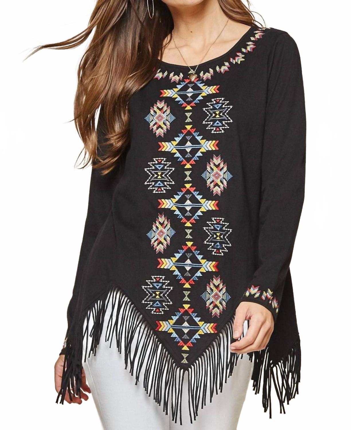 Геометрическая вышитая бахромой блузка в мультиколоре ANDREE BY UNIT
Геометрическая вышитая бахромой блузка в мультиколоре ANDREE BY UNIT