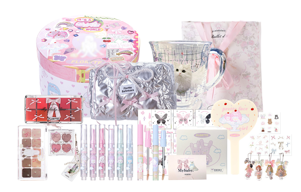 Набор косметики для женщин FLORTTE, All in big gift box
Набор косметики для женщин FLORTTE, All in big gift box