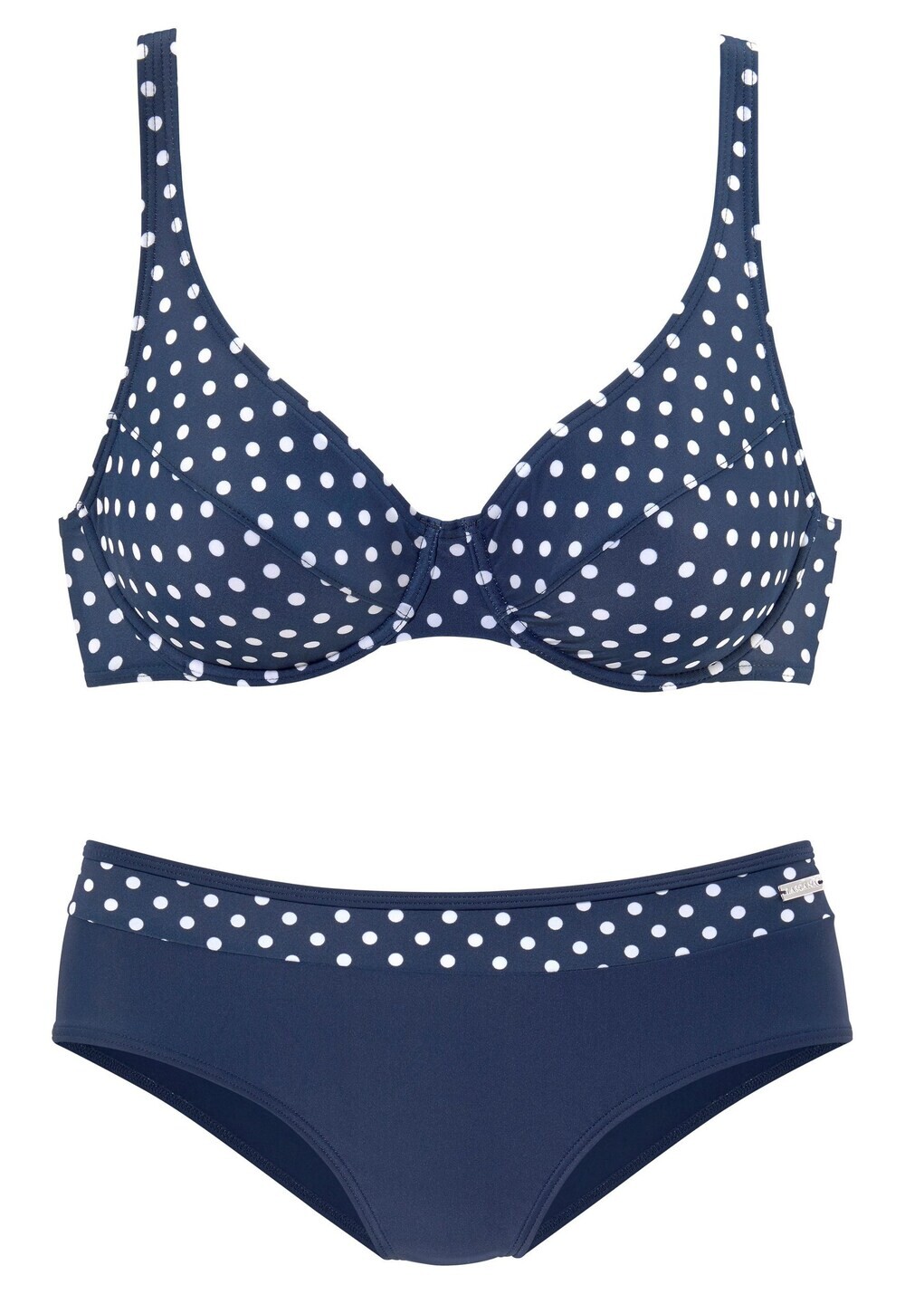 Бюстгальтер-майка бикини Lascana, темно-синий
Бюстгальтер-майка бикини Lascana, темно-синий