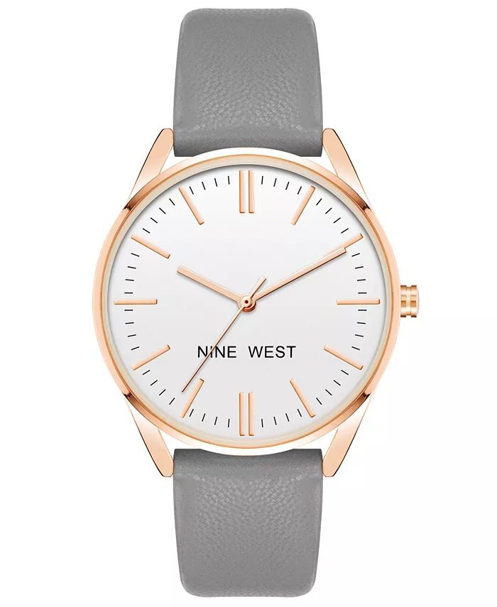 Женские часы с серым кварцевым ремешком из искусственной кожи, 36 мм Nine West
Женские часы с серым кварцевым ремешком из искусственной кожи, 36 мм Nine West