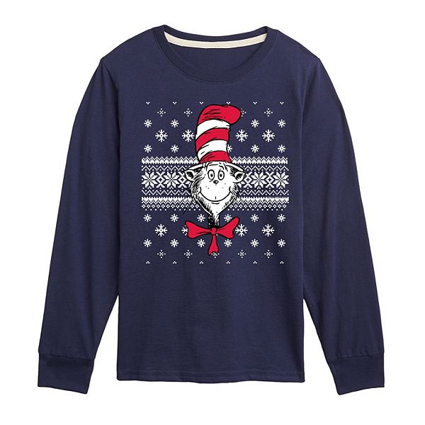 Детская толстовка с длинным рукавом The Cat in the Hat Dr. Seuss, Navy
Детская толстовка с длинным рукавом The Cat in the Hat Dr. Seuss, Navy