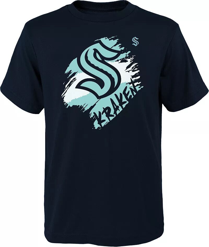 Outerstuff Темно-синяя футболка NHL Youth Seattle Kraken Knockout
Outerstuff Темно-синяя футболка NHL Youth Seattle Kraken Knockout