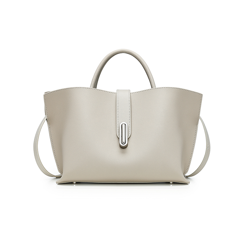 JAGUAR Кожаная женская сумка-шоппер через плечо, Ecru 
JAGUAR Кожаная женская сумка-шоппер через плечо, Ecru