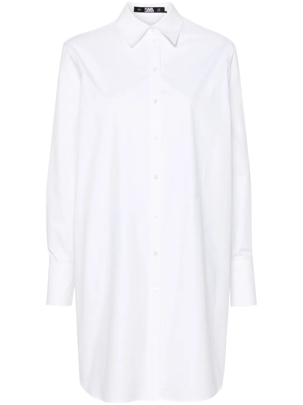 Платье-рубашка K/LNY Ikonik KARL LAGERFELD, белый
Платье-рубашка K/LNY Ikonik KARL LAGERFELD, белый