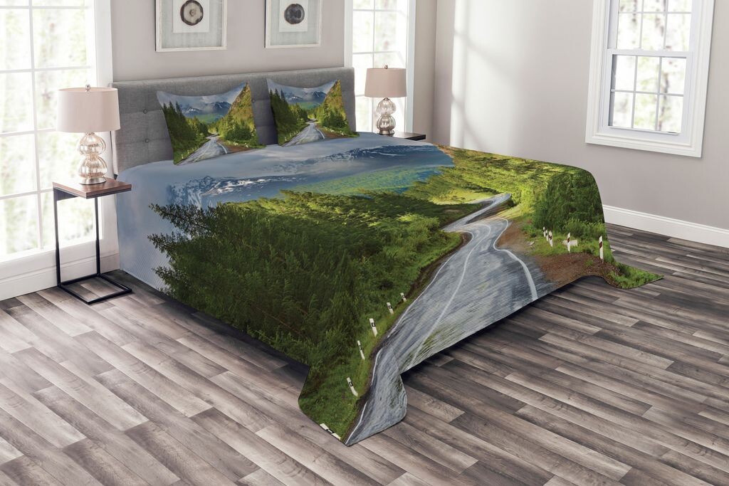Комплект покрывала ABAKUHAUS Natural, Mountain Landscape Road, комплект с моющимися наволочками, для односпальных кроватей 264 x 220 см, коричневый, зеленый, серый
Комплект покрывала ABAKUHAUS Natural, Mountain Landscape Road, комплект с моющимися наволочками, для односпальных кроватей 264 x 220 см, коричневый, зеленый, серый