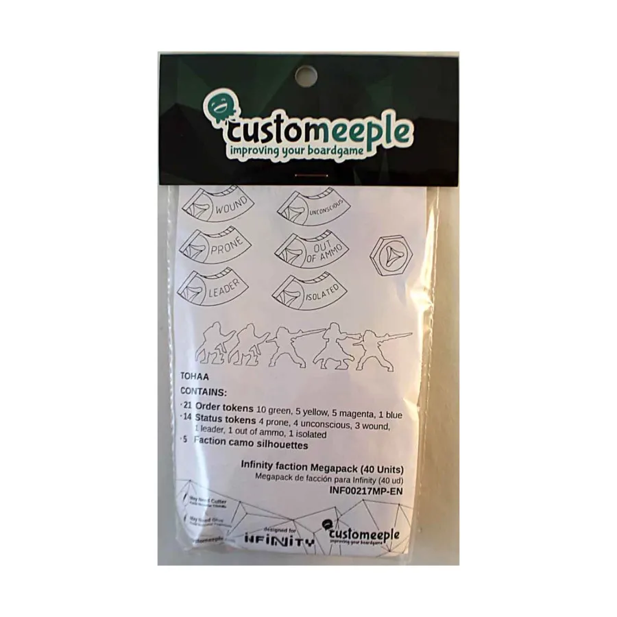 Фракция Мегапак - Тохаа, Infinity - Tokens, Markers & Templates (Customeeple)
Фракция Мегапак - Тохаа, Infinity - Tokens, Markers & Templates (Customeeple)