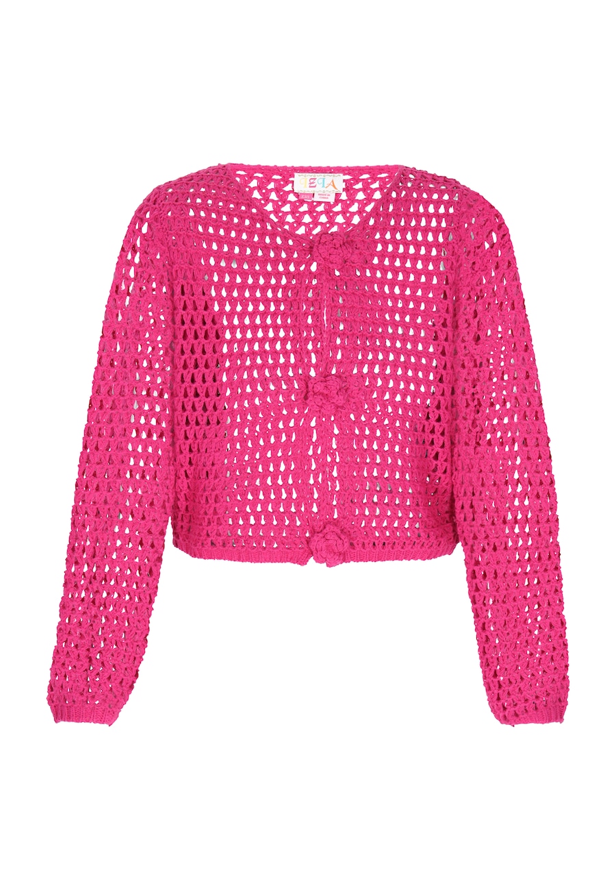 Вязаный кардиган IZIA, розовый
Вязаный кардиган IZIA, розовый