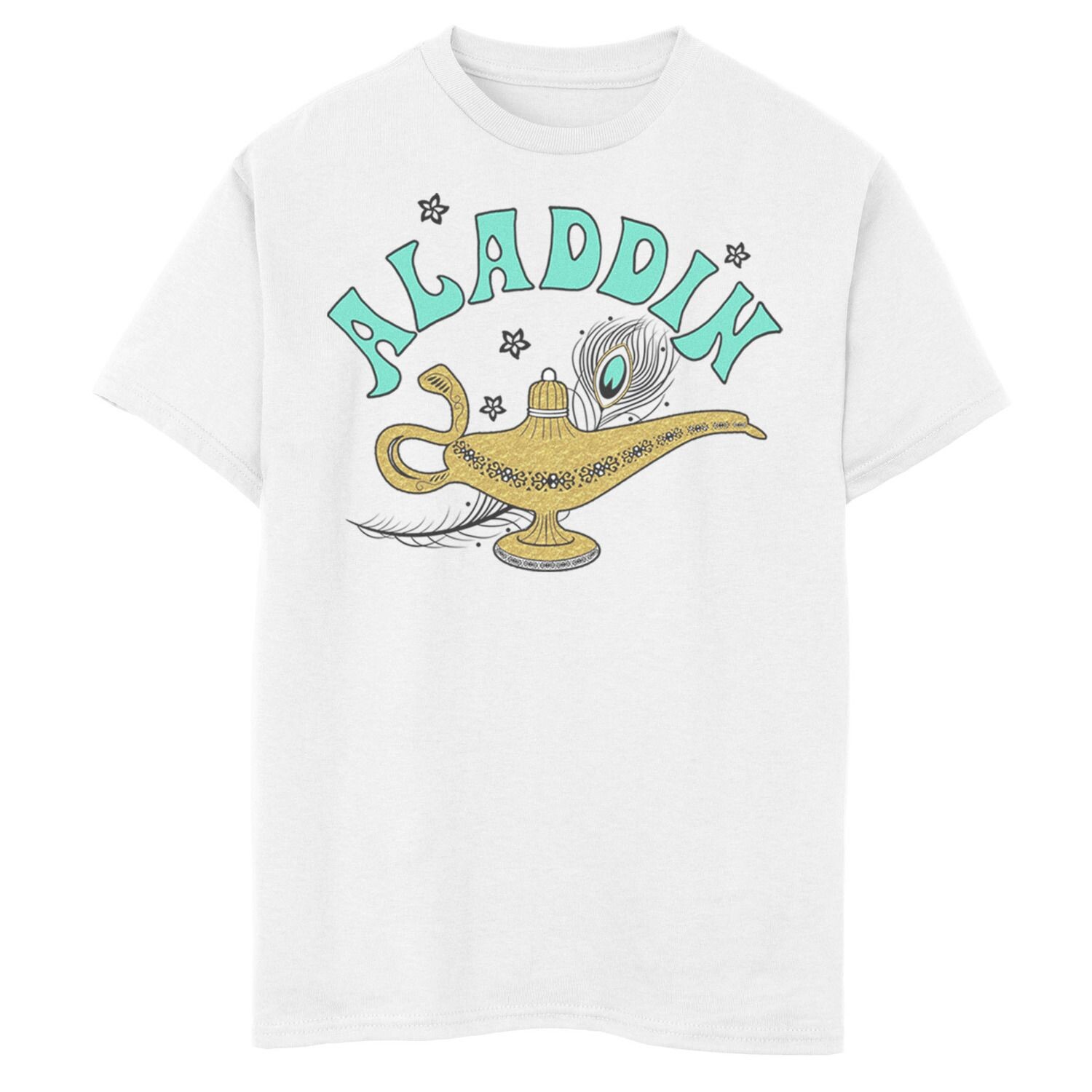 Футболка с рисунком «Аладдин» Disney для мальчиков 8–20 лет, украшенная декоративным рисунком лампы Disney
Футболка с рисунком «Аладдин» Disney для мальчиков 8–20 лет, украшенная декоративным рисунком лампы Disney