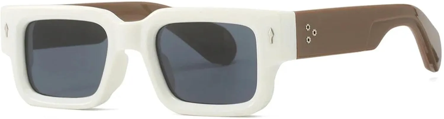 Солнцезащитные очки с защитой от УФ-излучения UV400 | Rivet Punk | Для женщин и мужчин, для занятий спортом на открытом воздухе и вождения DSVIGF, White Black
Солнцезащитные очки с защитой от УФ-излучения UV400 | Rivet Punk | Для женщин и мужчин, для занятий спортом на открытом воздухе и вождения DSVIGF, White Black