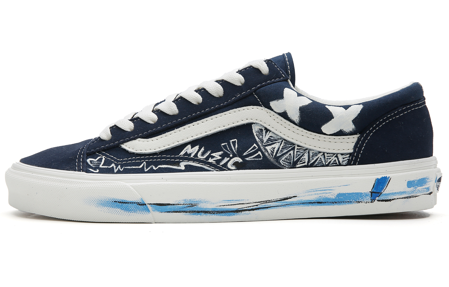 Vans Стиль 36 Легкие и дышащие лоу-топ скейтборд кроссовки унисекс синий белый, цвет Blue White
Vans Стиль 36 Легкие и дышащие лоу-топ скейтборд кроссовки унисекс синий белый, цвет Blue White