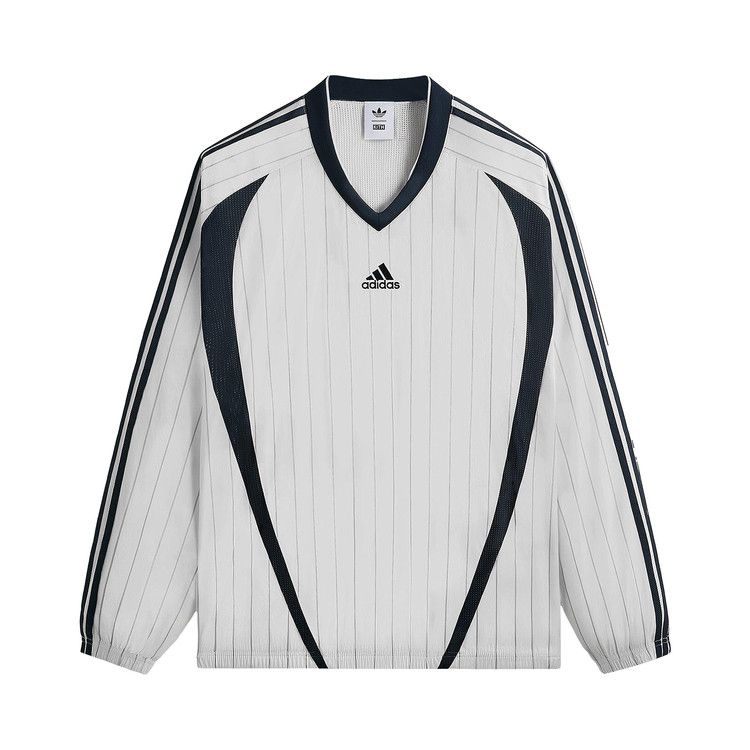 Лонгслив Kith For Adidas Football Pinstripe Long Sleeve V-Neck, White
Лонгслив Kith For Adidas Football Pinstripe Long Sleeve V-Neck, White