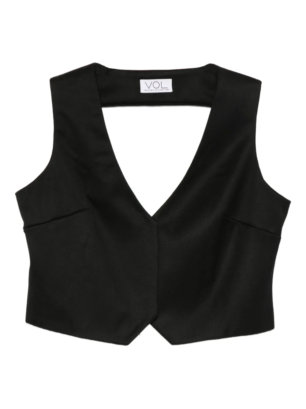 Топ Open-back top Vestiaire d'un Oiseau Libre, черный 
Топ Open-back top Vestiaire d'un Oiseau Libre, черный