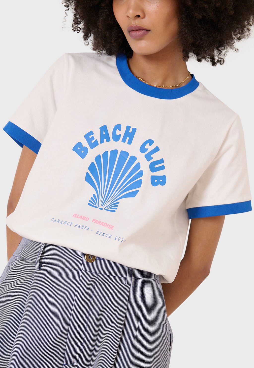 Футболка с принтом VICHY Garance Paris, кремовый
Футболка с принтом VICHY Garance Paris, кремовый