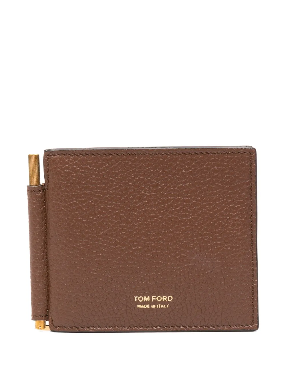 Кожаный держатель карт с зажимом для денег TOM FORD, коричневый
Кожаный держатель карт с зажимом для денег TOM FORD, коричневый