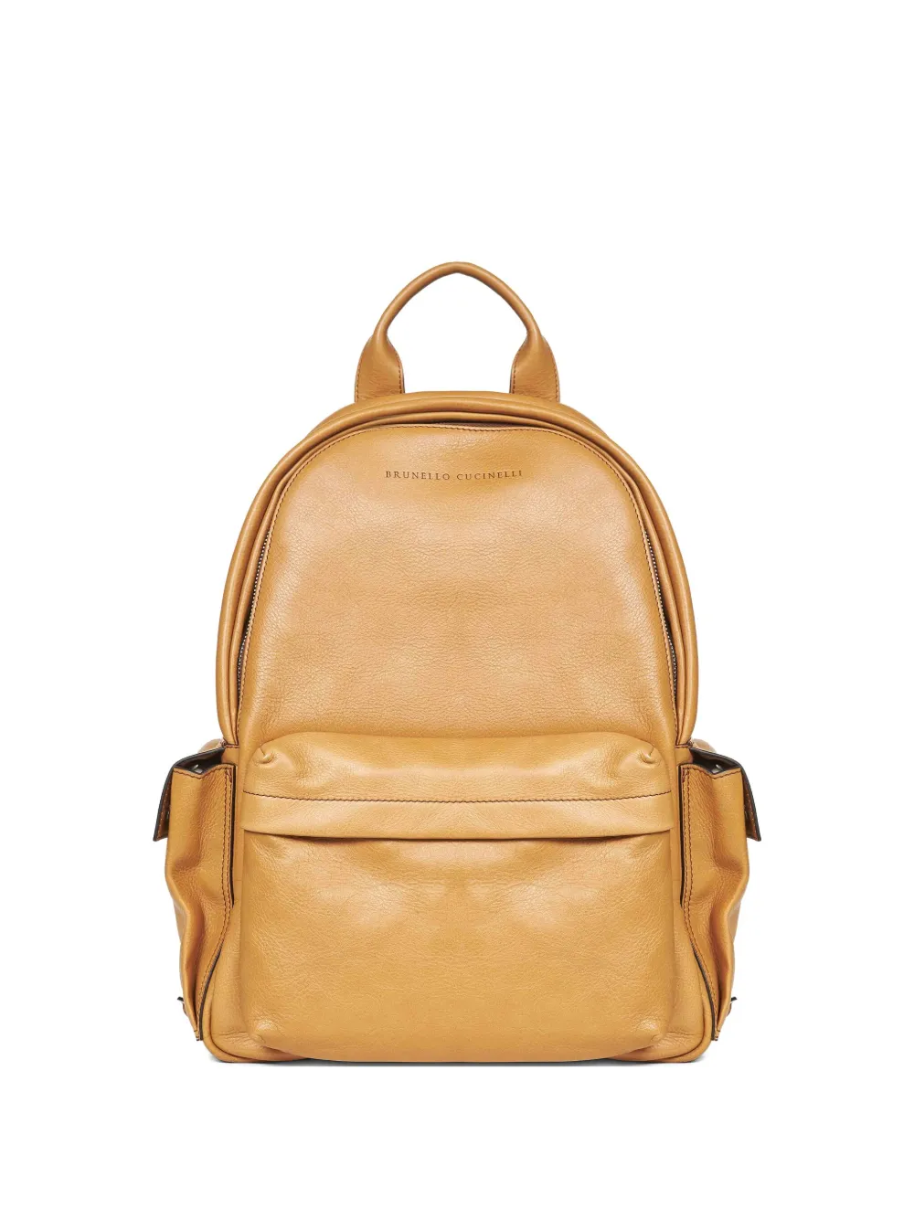 Кожаный рюкзак на молнии Brunello Cucinelli, нейтральный
Кожаный рюкзак на молнии Brunello Cucinelli, нейтральный