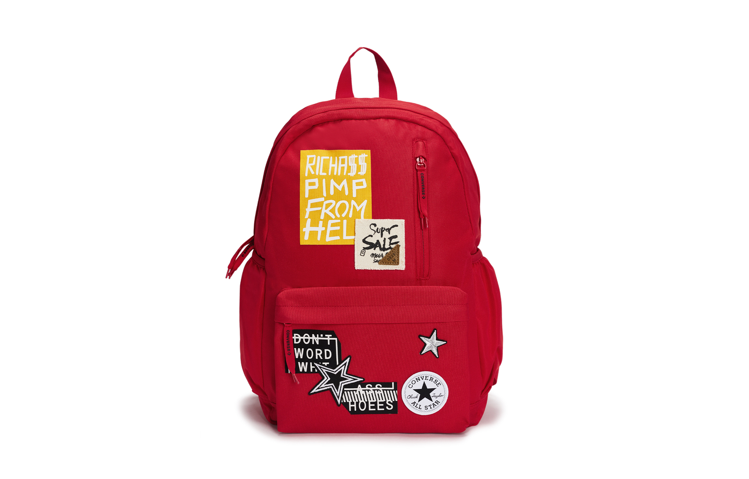 Converse Полиэстеровый рюкзак унисекс среднего размера в стиле преппи с принтом Ghost Face и пэчворк спинкой красного цвета, Dazzling Color Patchwork
Converse Полиэстеровый рюкзак унисекс среднего размера в стиле преппи с принтом Ghost Face и пэчворк спинкой красного цвета, Dazzling Color Patchwork