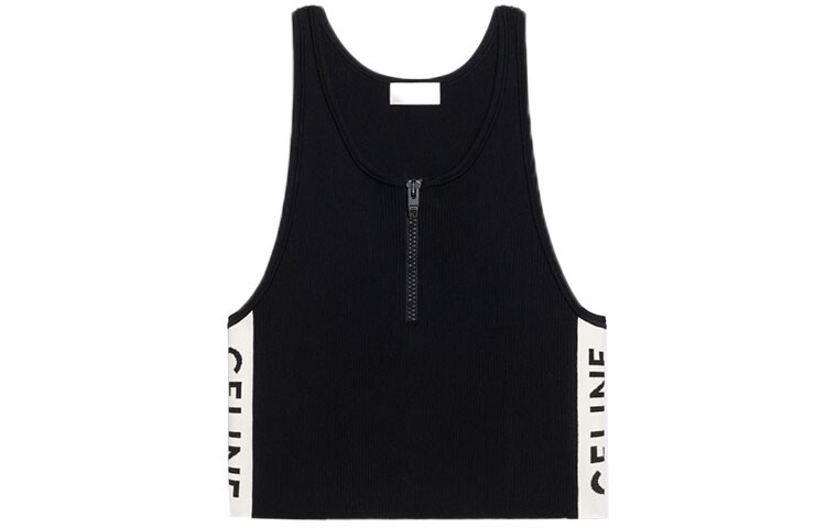 Майка женская Celine на молнии, черный / белый
Майка женская Celine на молнии, черный / белый