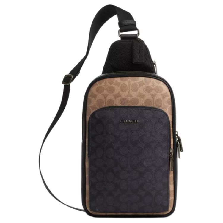 COACH Этэн холщовая сумка через плечо с кожаными деталями Regular мужская brown & black
COACH Этэн холщовая сумка через плечо с кожаными деталями Regular мужская brown & black